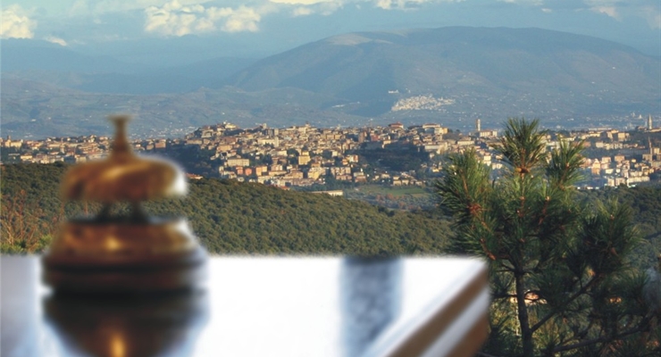 Colle della Trinità - Corciano, Vista Perugia