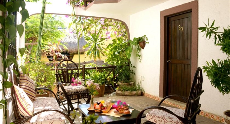 Posada Mariposa - Messico, Veranda