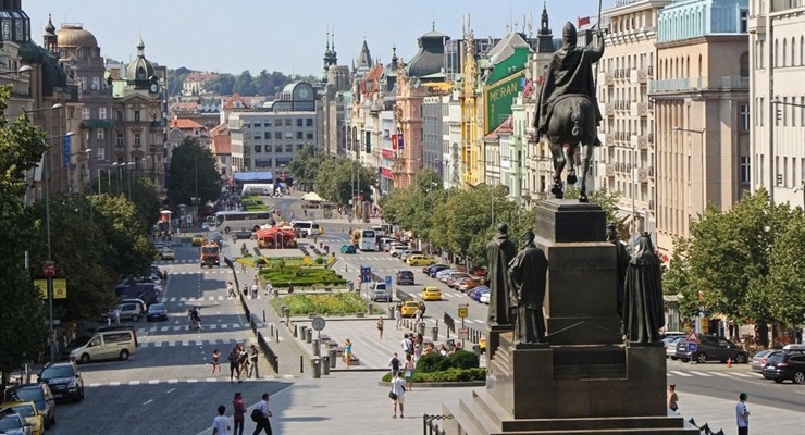 Piazza San Venceslao - Praga