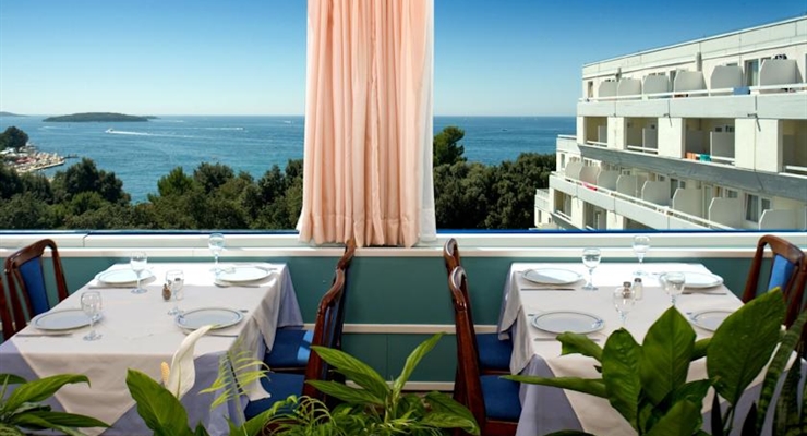 Hotel Delfin - Croazia, Ristorante vista mare