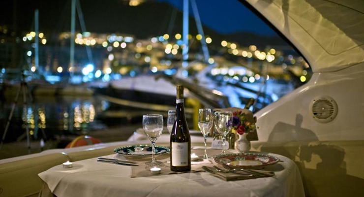 Cena su Yacht - Costiera Amalfitana